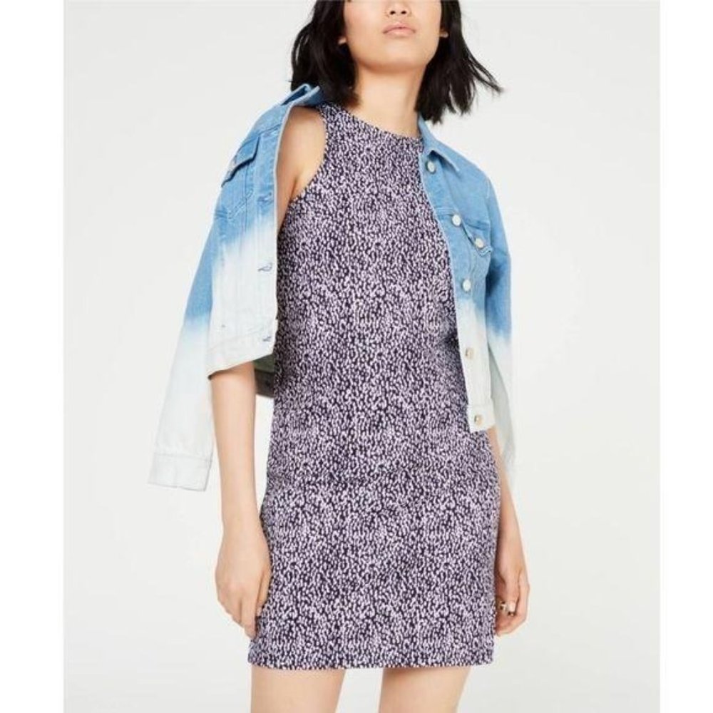 Michael Kors Dress Mini Tie Dye Tank Skirt Purple